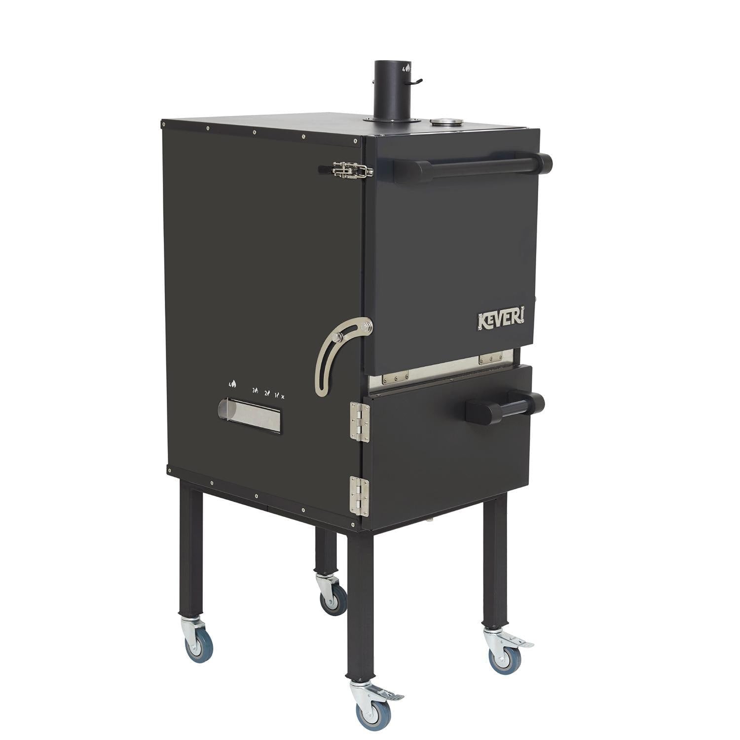 Keveri H1 Vertical Multi-Purpose Charcoal Oven - Black Truffle - H1BT - Image 1