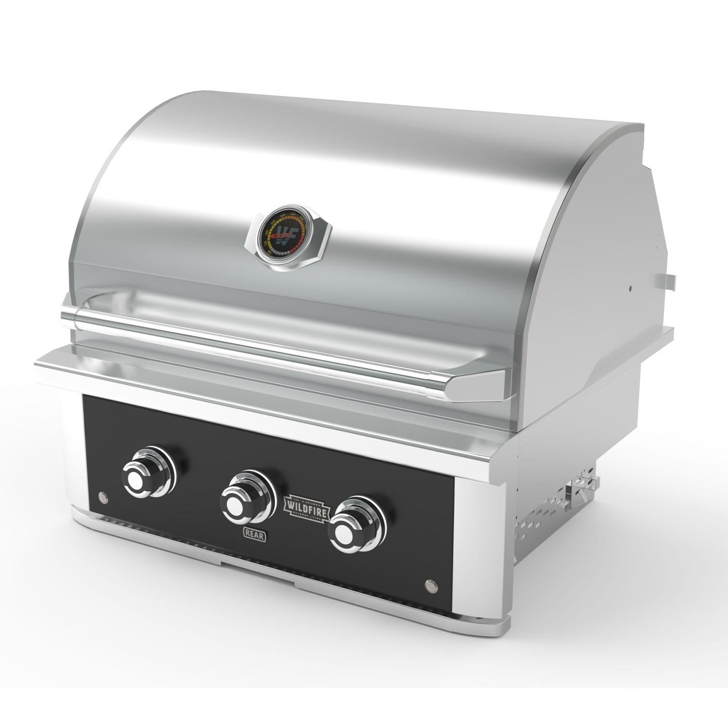 Wildfire Ranch Pro 30-in 2 Burner Black 304 SS Propane Gas Grill - WFPRO30G-BSS-LP - Image 2