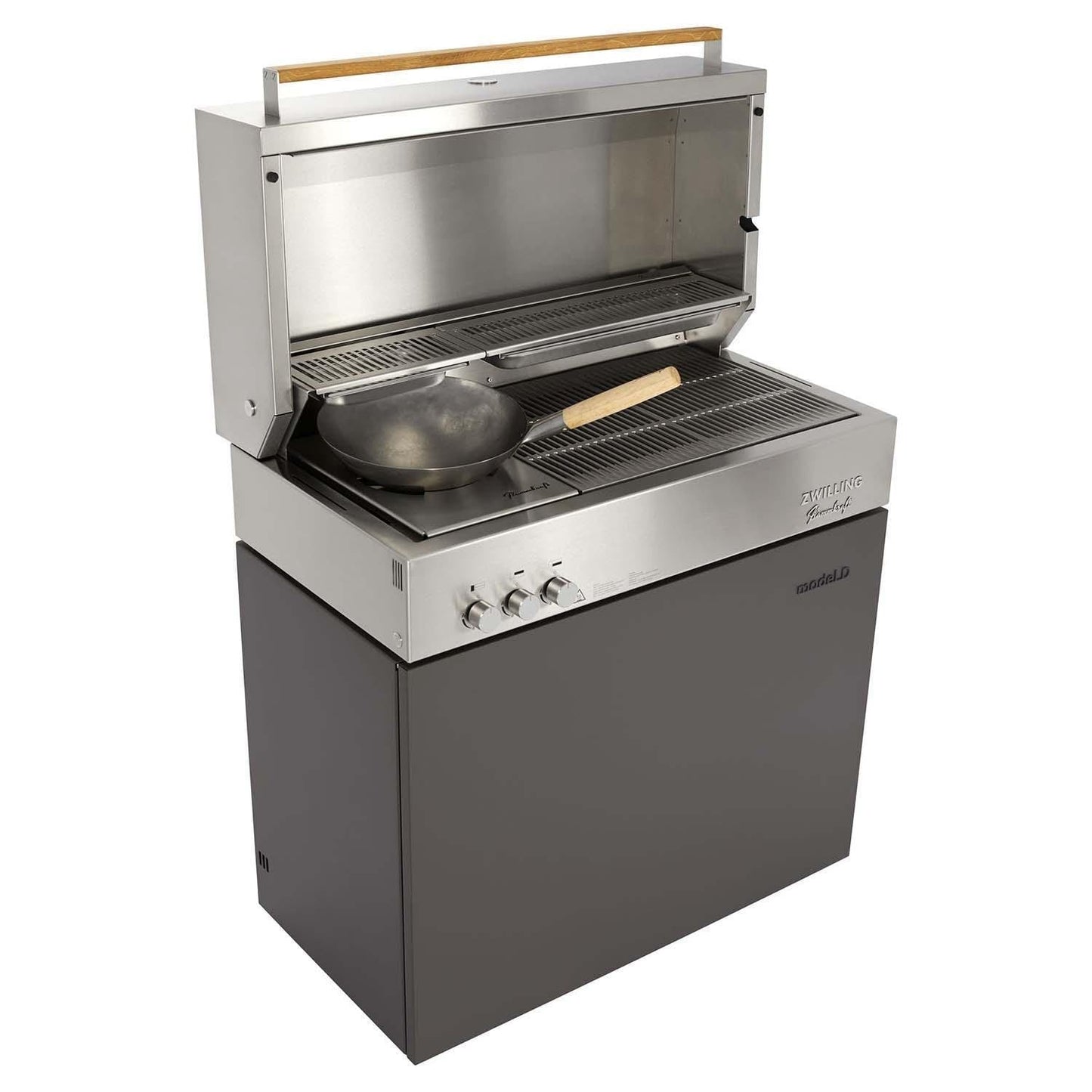 Flammkraft Model D Propane Gas Grill - Deep Umbra - 1029540