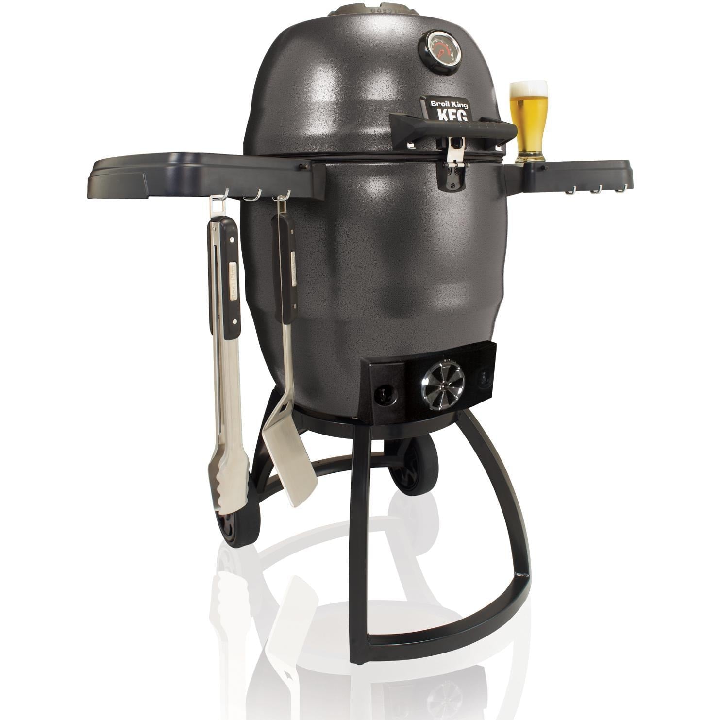 Broil King Keg 5000 Steel Charcoal Kamado Grill - Gray - 911470 - Image 4