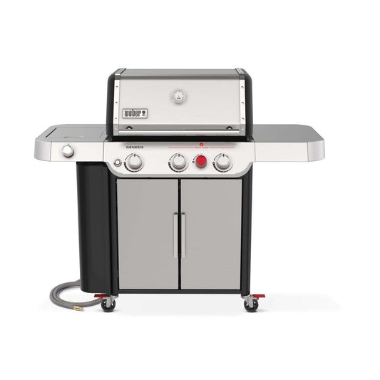 Weber Genesis S-335 Natural Gas Grill w/ Sear Zone & Side Burner - Stainless Steel - 1500538 - Image 1