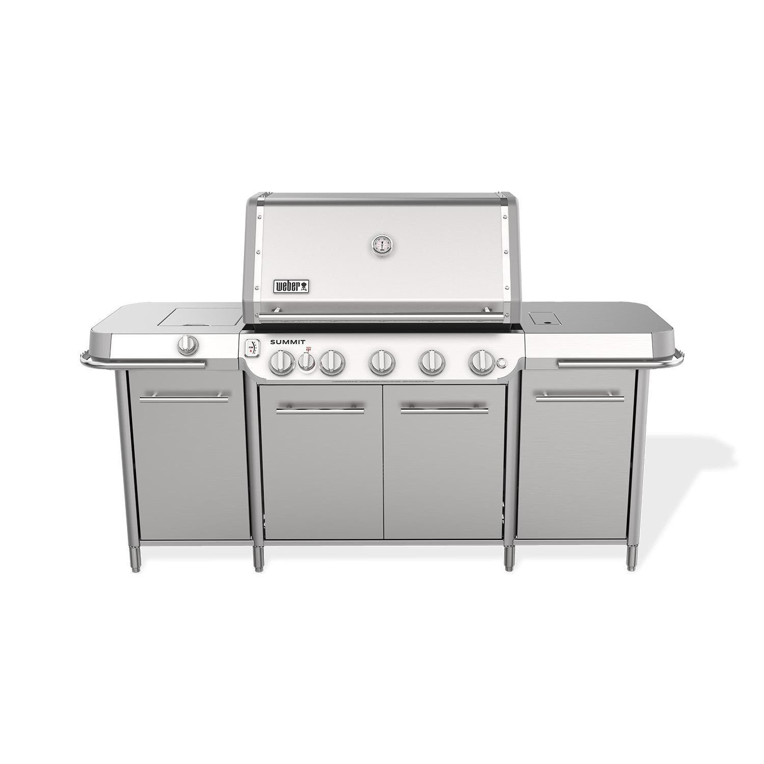 Weber Summit GC38 S Propane Gas Grill Center - Stainless Steel - 1500091 - Image 1