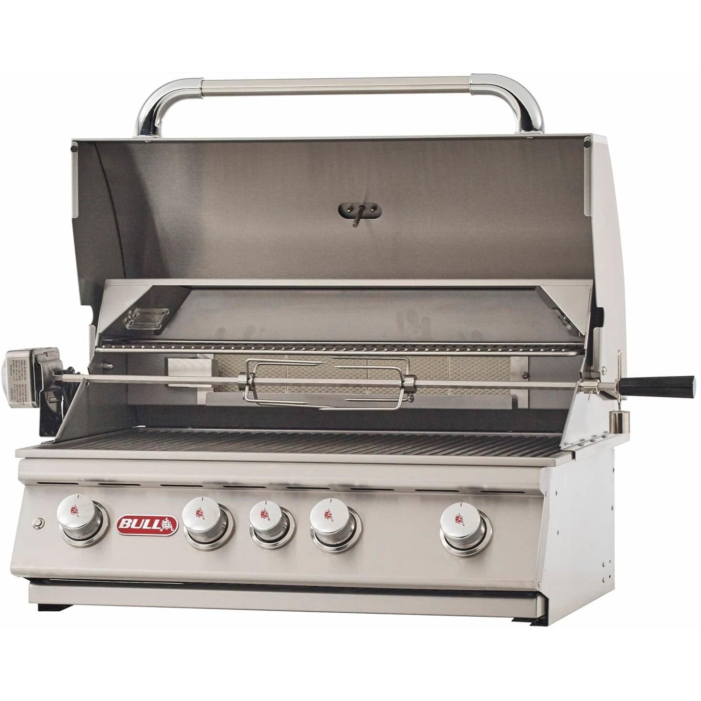 Bull Angus 30-Inch 4-Burner Built-In Natural Gas Grill With Rotisserie - 47629 - Image 3