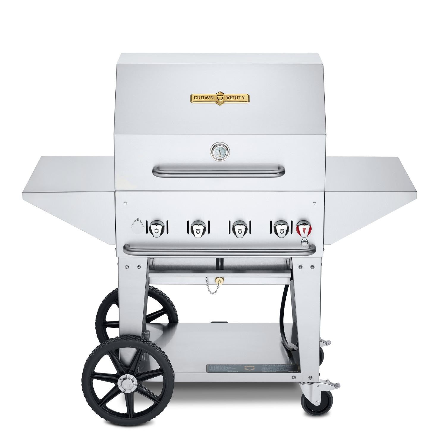 Crown Verity 30-Inch Mobile Natural Gas Grill Pro Package - CV-MCB-30PRO-NG - Image 1