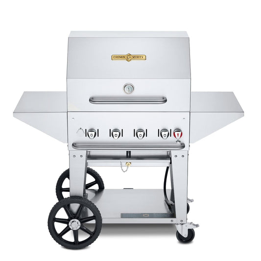 Crown Verity 30-Inch Mobile Natural Gas Grill Pro Package - CV-MCB-30PRO-NG - Image 1