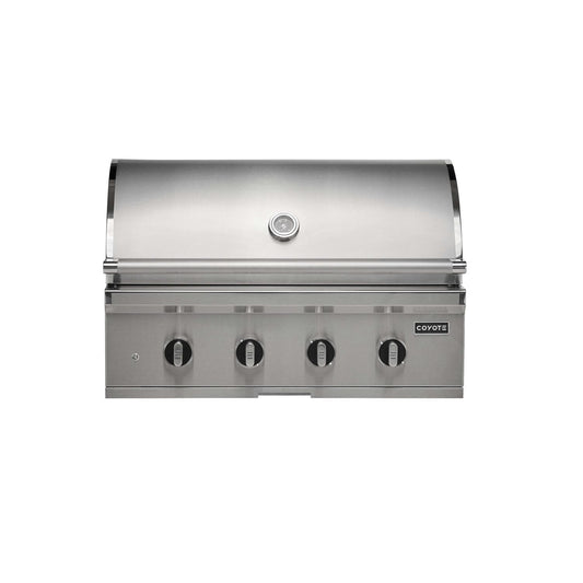 Coyote CL-Series 36-in 4-Burner Built-In Natural Gas Grill w/ Lift-Assist Hood & Safety Valve - C3CL36NG - Image 1
