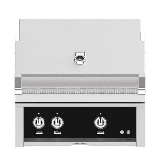 Hestan 30-Inch Built-In Propane Gas Grill W/ Sear Burner & Rotisserie - Stealth - GMBR30-LP-BK - Image 1