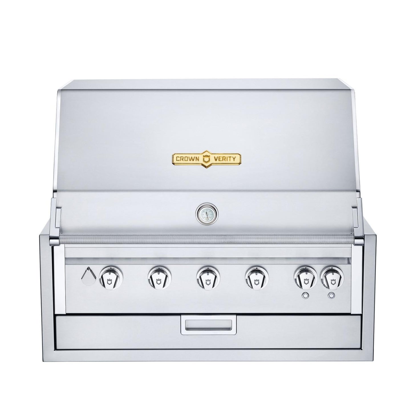 Crown Verity Infinite Series 36-Inch Built-In Natural Gas Grill W/ Lights - IBI36NG-LT - Image 1
