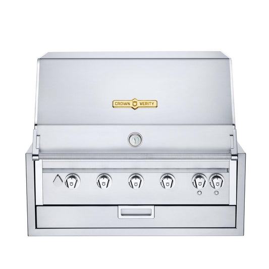 Crown Verity Infinite Series 36-Inch Built-In Natural Gas Grill W/ Lights - IBI36NG-LT - Image 1