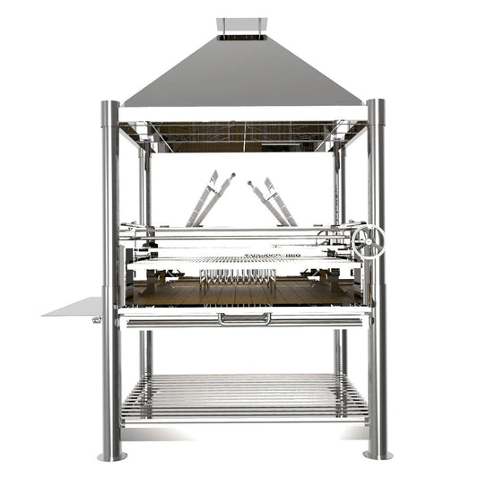 Tagwood BBQ XL Argentine Stainless Steel Wood Fire & Charcoal Grill - BBQ22SS - Image 1