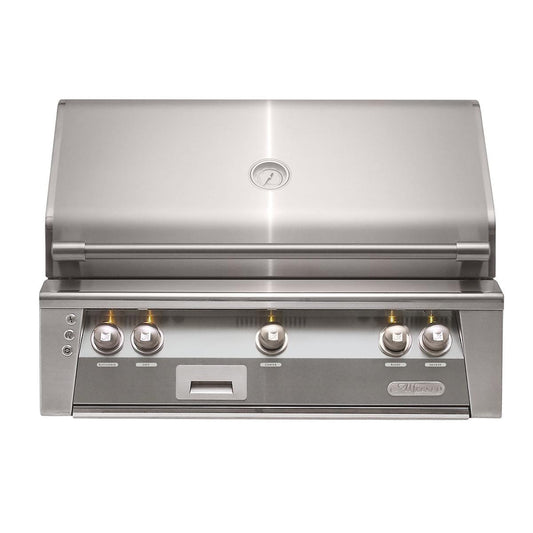 Alfresco ALXE 36-Inch Built-In Propane Grill With Sear Zone And Rotisserie in Signal Gray - ALXE-36SZ-LP-S7004 - Image 1
