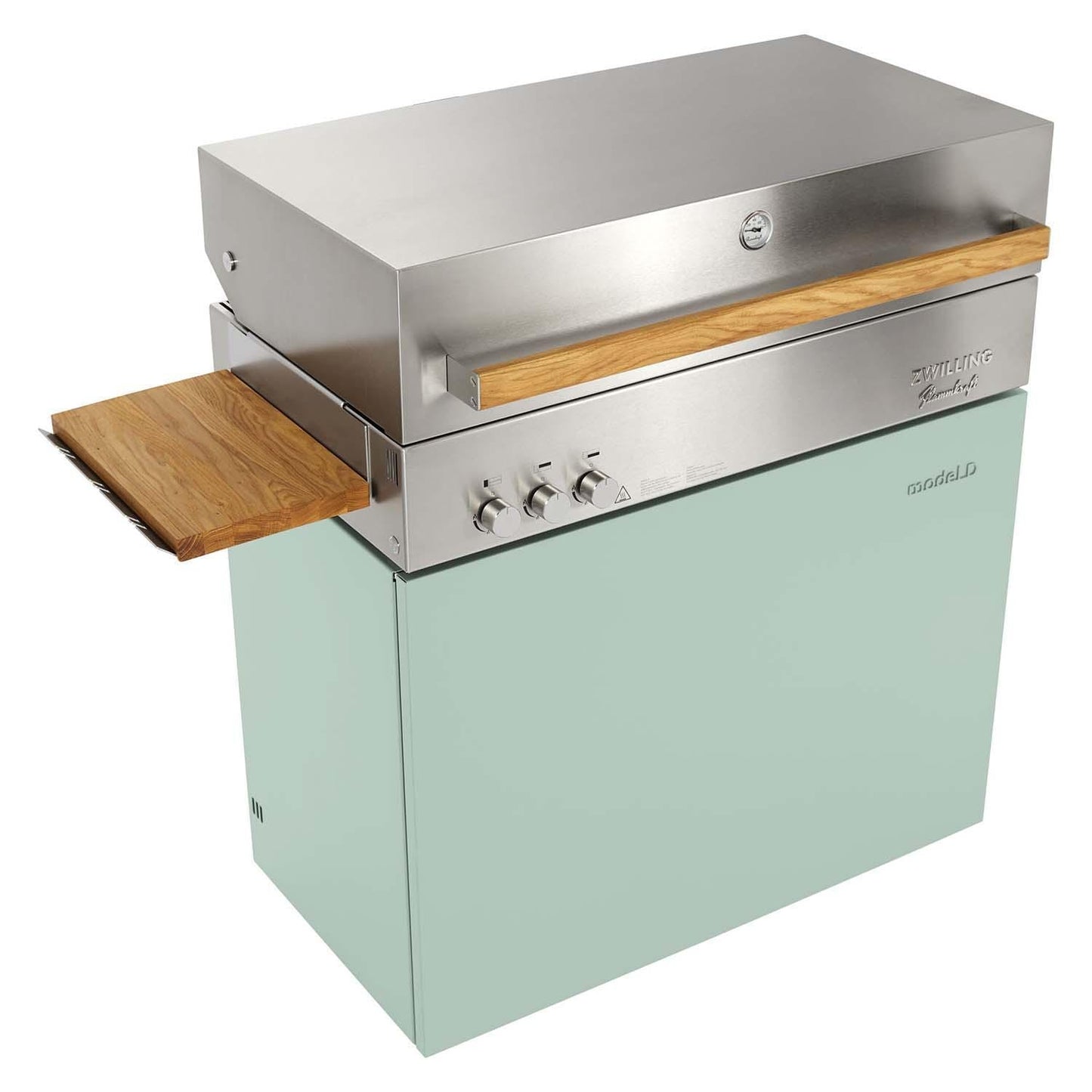 Flammkraft Model D Propane Gas Grill - Pool - 1029544