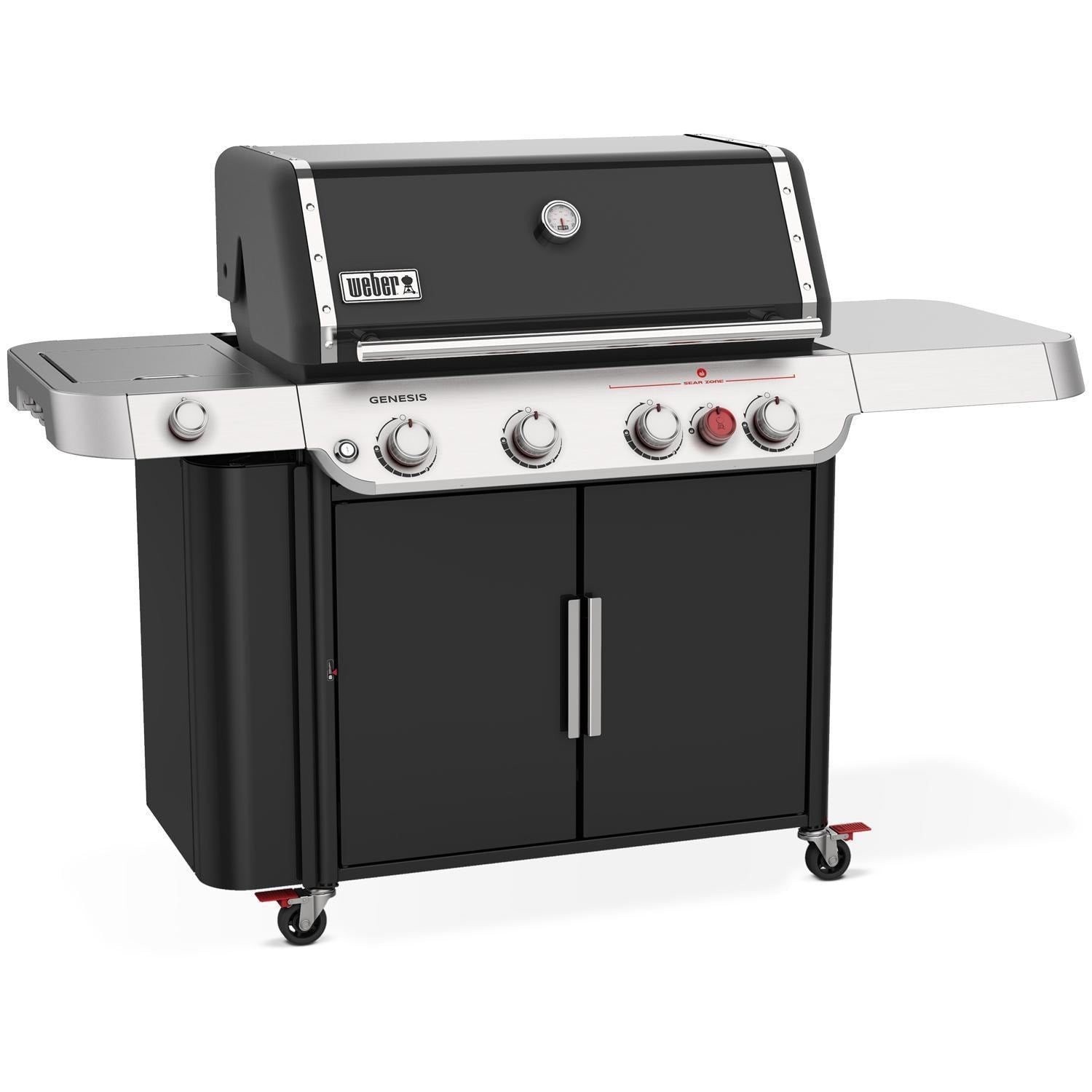 Weber Genesis E-435 Propane Gas Grill w/ Sear Zone & Side Burner - Black - 36410001 - Image 3