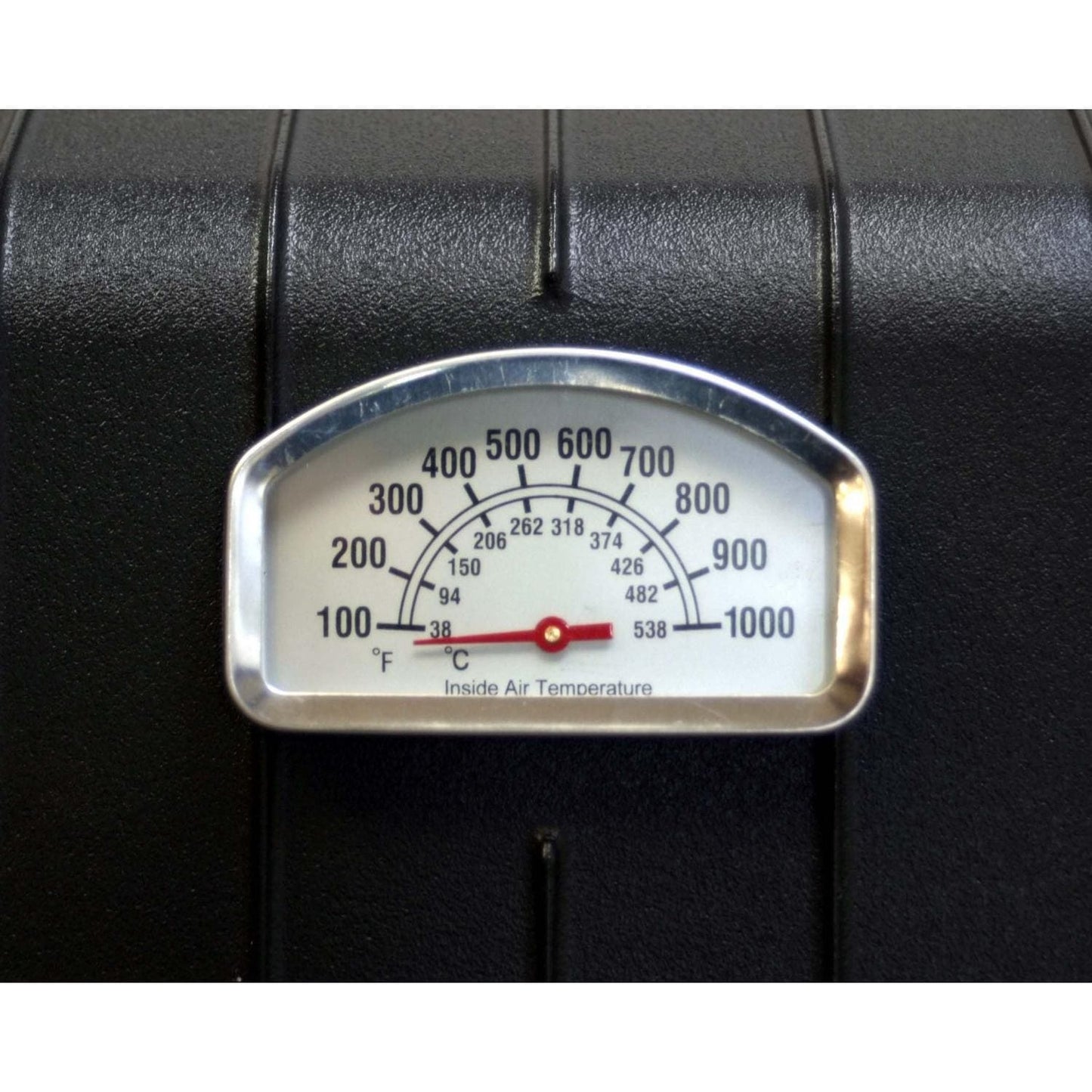 Broilmaster H3 Deluxe Natural Gas Grill On Black Cart With Black Drop Down Side Shelf - Image 6