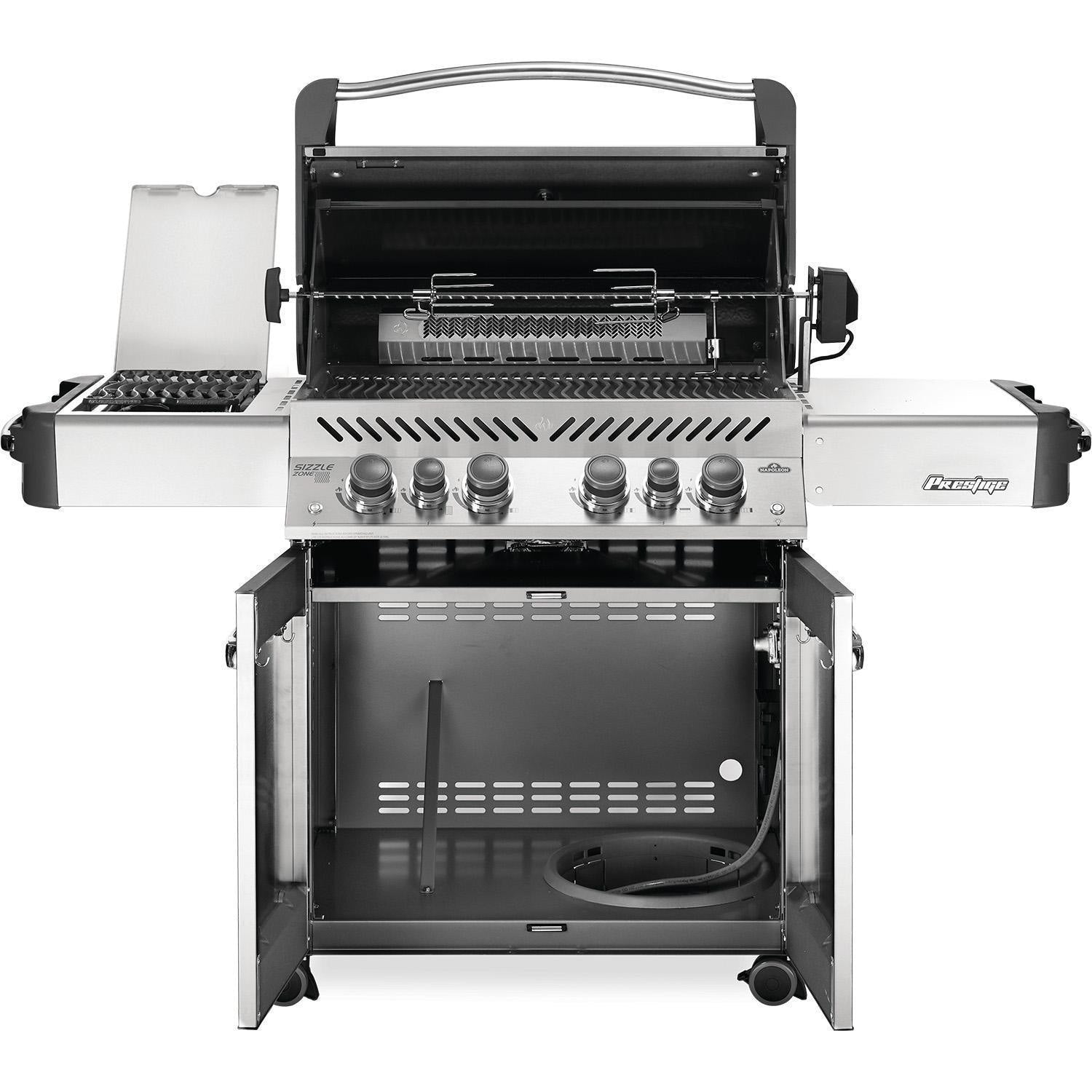 Napoleon Legacy Prestige 500 4-Burner Propane Grill w/ Cover & Accessories - Image 4