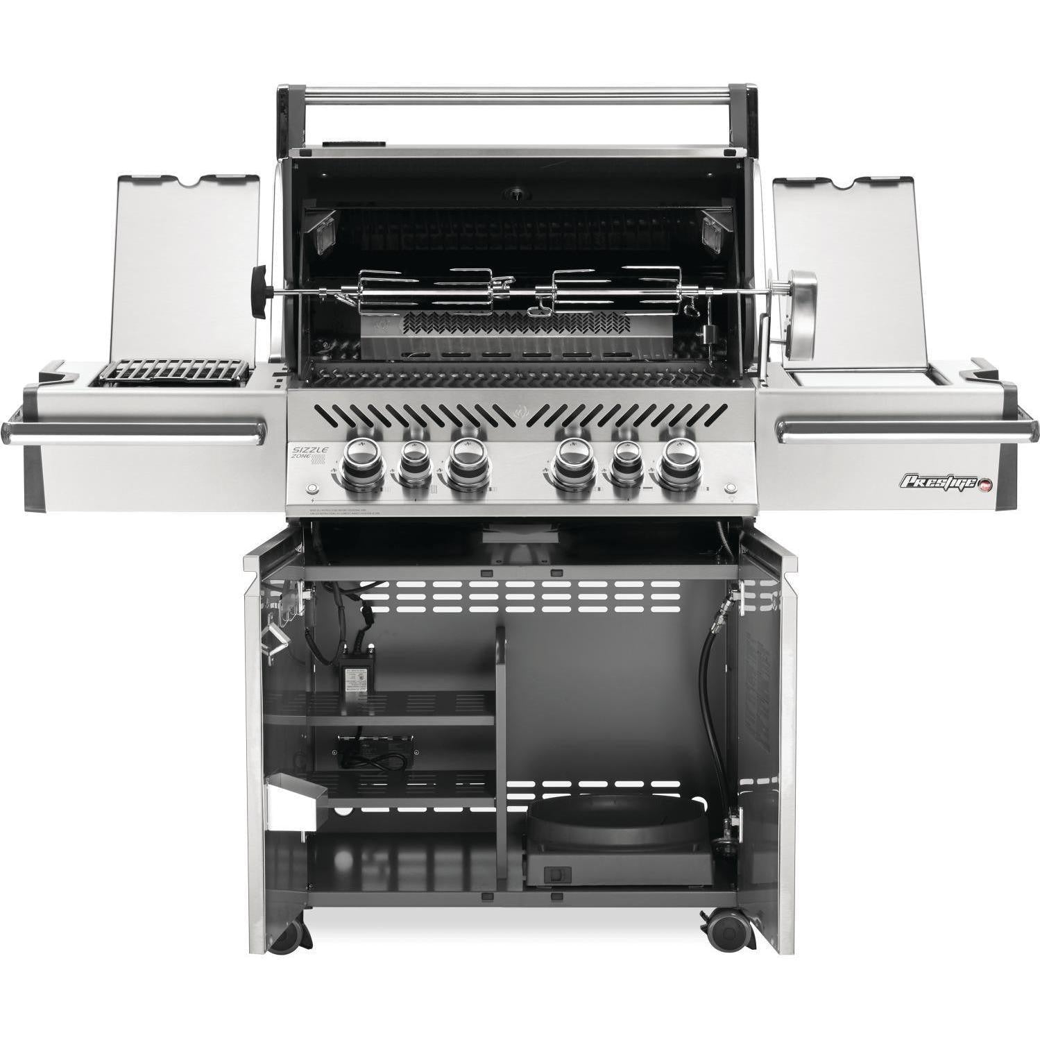 Napoleon Prestige PRO 500 4-Burner Propane Grill w/ Rotisserie & Side Burner - PRO500RSIBPSS-3 - Image 4