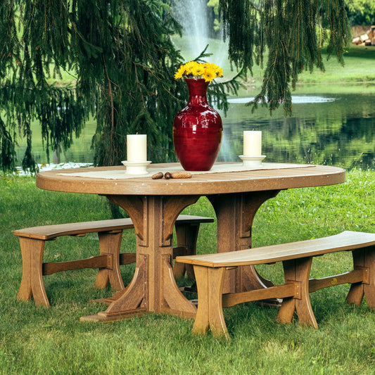 4′ x 6′ Oval Table